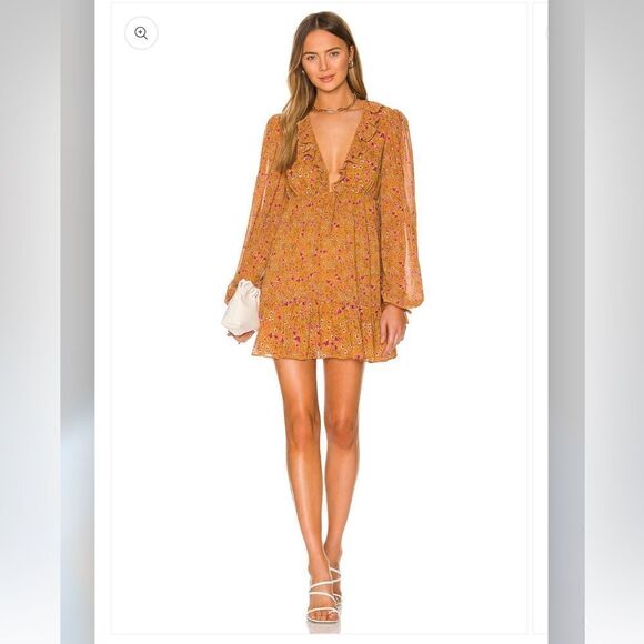 NWTs Tularosa Mobey Mini Dress in Lafayette Floral Size XXS - Picture 1 of 3